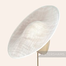 'Catherine' XL Sloped Sinamay