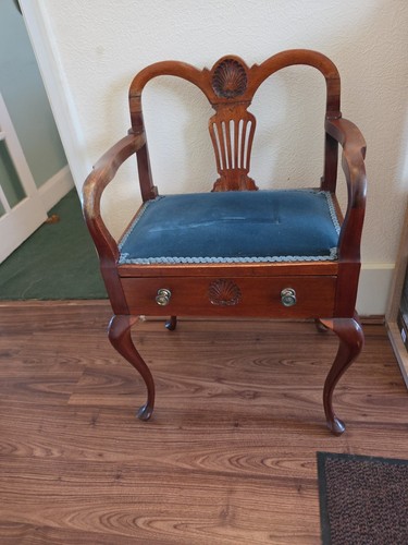 Edwardian style piano - , stool