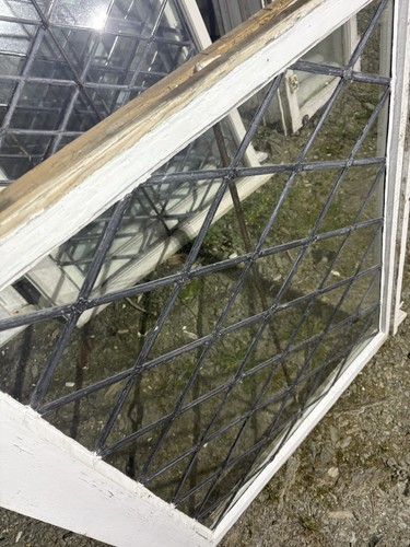 Leaded glass diamond shaped - glass,