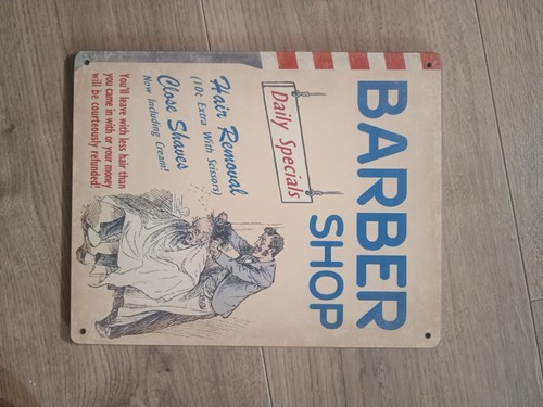 Crazy barber sign funny - barber,