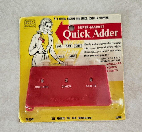 Vintage quick adder - vintage,