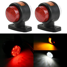 2x LED Side Marker Light Rear Outline Clearance Lamp 12V 24V Truck Trailer Lorry
