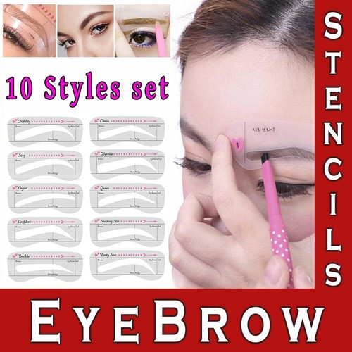 Eyebrow stencils shaper - stencils, 10