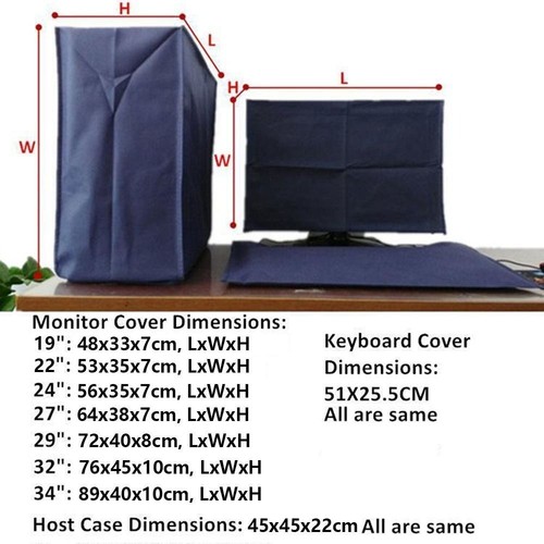 3pcs dust cover desktop - dust,