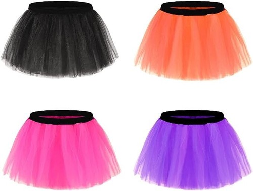 Long net neon - long, skirt