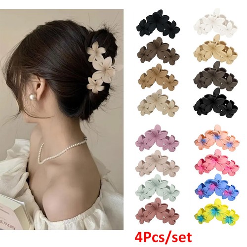 Flower hair claw - hair, clips