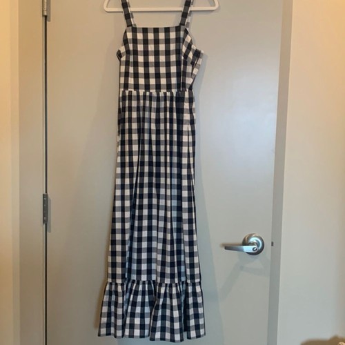 Crew gingham maxi dress - j.,