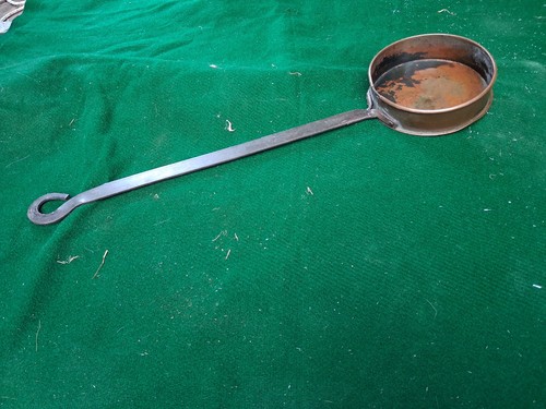 Long handle french copper - handle, pan