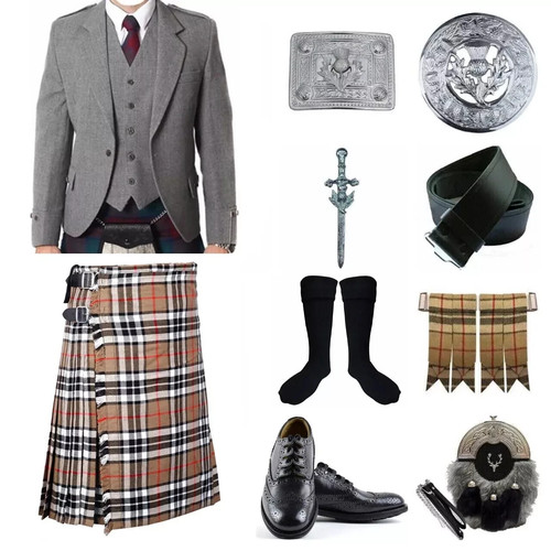 Men argyle kilt jacket - argyle, outfit