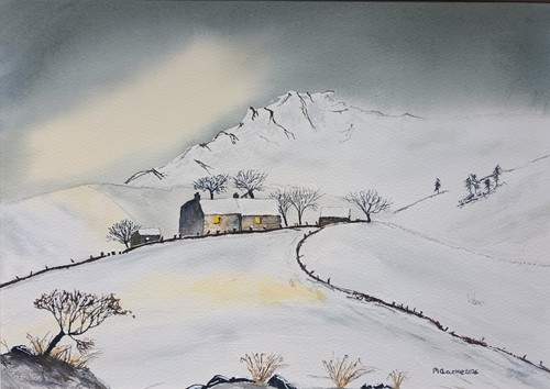 Mounted original watercolour