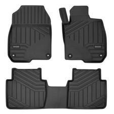 DriveDen Tailored Fitted Black Rubber Car Floor Mats for Honda CR-V Mk.5 18-23