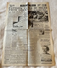 WW2 Newspaper - August 28
