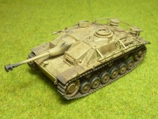 Sturmgeschütz StuG III (late) 1/72 kit pro-built & airbrush-finished for display