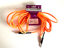 Kinsman Instrument Cable 20NOR 6.0m (20ft) Straight Jack