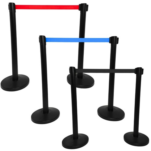 Black retractable queue - black,