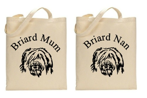 Briard dog breed cotton