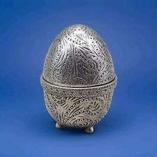 Vintage AE Williams Pewter Egg
