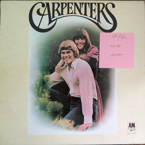 Carpenters self titled vinyl - carpenters,