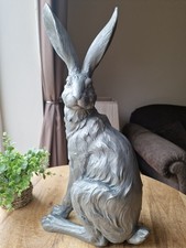 Large 52cm Grey Resin Sitting