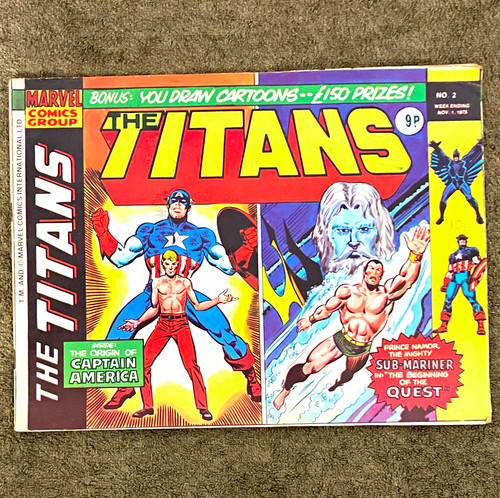 Marvel comics the titans - titans, #2