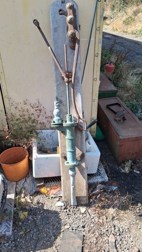Antique hand water pump - hand,