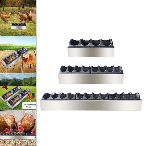 Poultry feeder trough metal - trough,