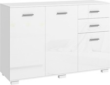 High Gloss White Sideboard
