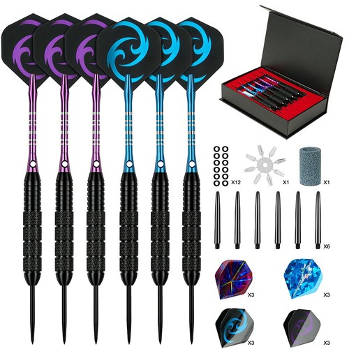 Pack steel tip darts - tip,