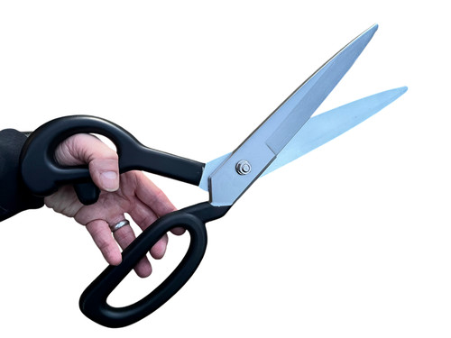 Giant scissors foam movie - scissors,