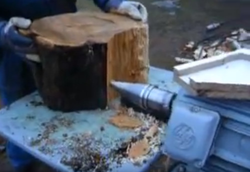 Screw log splitter - screw, cones