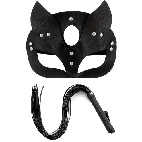 Sexy black leather slave - sexy,