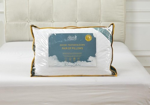 Goose feather pair - feather, pair&