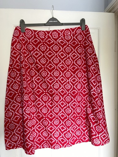 Ladies penny plain red white - ladies, red/white