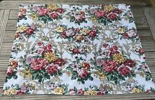 VINTAGE HANDMADE FLORAL TABLECLOTH CAMPER/RETRO/KITCH SHABBY CHIC  43” X 33”