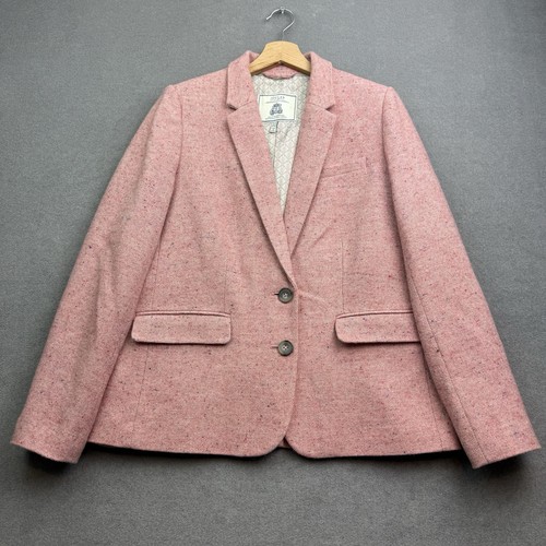 Joules tweed jacket pink - joules,