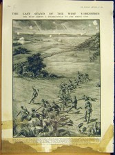 Original Old Antique Print Ww1