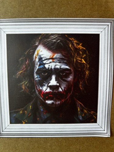 The joker art heath ledger - the,