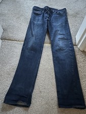 Mens Diesel BUSTER Jeans Stretch Slim Tapered Mid Blue W33 L32 Button Fly