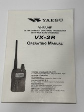 Yaesu VX-2R Operating Manual