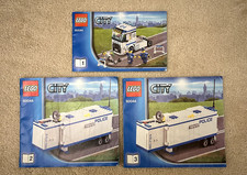 Lego City 60044 Mobile Police Unit  Manuals ONLY  1, 2 and 3, in good condition