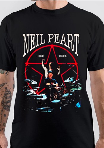Neil peart shirt rush black - shirt,