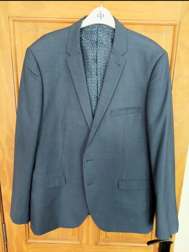 Men navy suit 46r - navy,