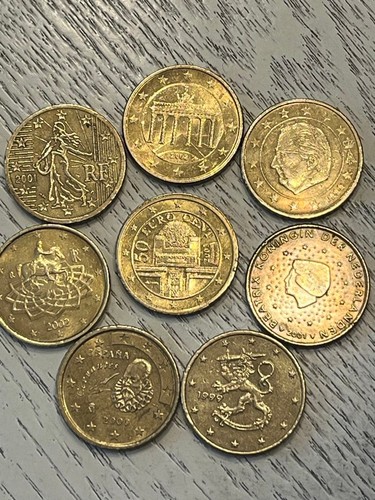 Vintage country euro cent - vintage,