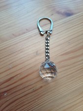 swarovski ball crystall round keychain