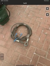 Steel Wire Towing Or Lifting Strap Heavy Duty 5m