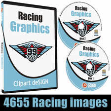 RACING GRAPHICS CLIPART-VINYL