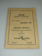 Vintage Leslie The Orpheus