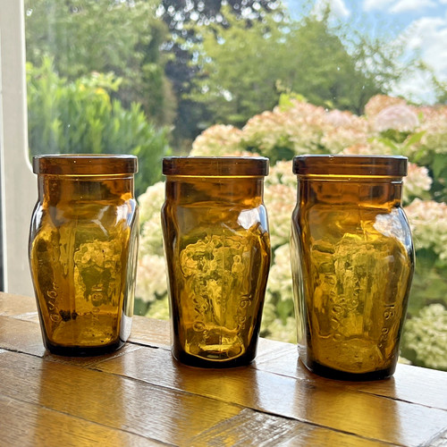 Glass oxo jars - 16, oz