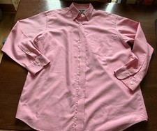 Savile Row Company pink  shirt button up long sleeve size 16.5/42