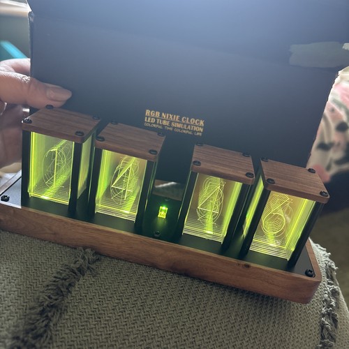 Rgb nixie tube - rgb, clock